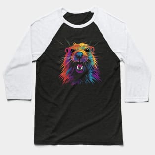 Nutria Smiling Baseball T-Shirt